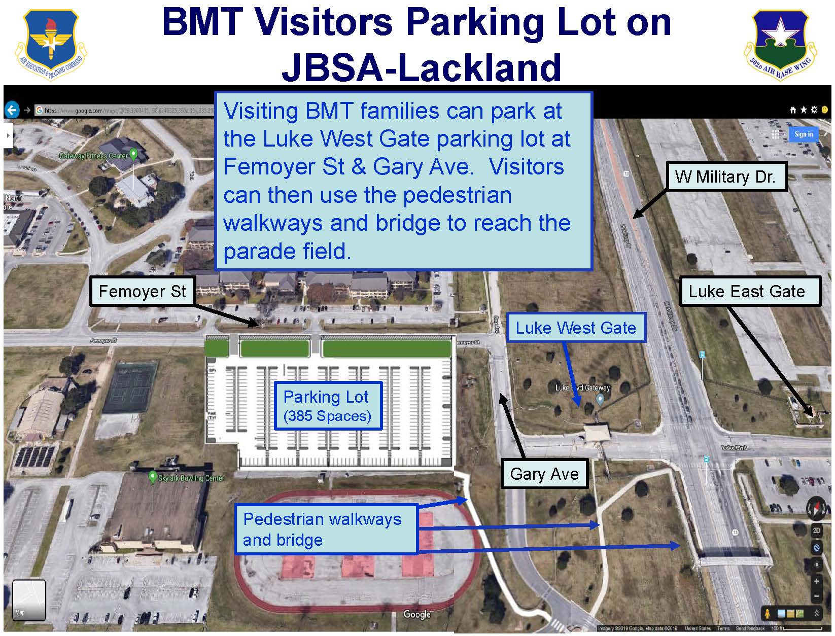 lackland afb visitor center